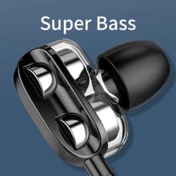 Thumbnail Tai nghe có dây Pffee 4 lõi hifi Tai nghe trò chơi Tai nghe Super Bass 3.5mm / Type C có micrô khử tiếng ồn 2