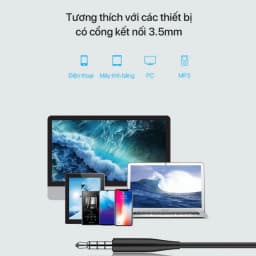 Thumbnail Tai Nghe Có Dây VIVAN RE10 Âm Bass Mạnh Mẽ Chất Lượng Âm Thanh Hd Nghe Nhạc Chơi Game Có Micro Đàm Thoại 1
