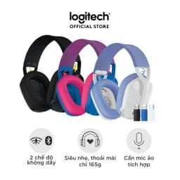 Thumbnail Tai nghe gaming Bluetooth và Lightspeed Logitech G435 Mic ảo tích hợp PC Mobile PS5 1