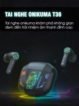 Thumbnail Tai nghe gaming điện thoại MEMO Onikuma T36 RGB âm thanh vòm HIFI 3D hỗ trợ chơi game không delay Liên quân FF PUBG 1