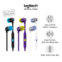 Thumbnail Tai nghe gaming in-ear Logitech G333 KDA - Dual Drivers, Jack 3.5mm, Mic 1