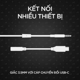 Thumbnail Tai nghe gaming in-ear Logitech G333 KDA - Dual Drivers, Jack 3.5mm, Mic 4