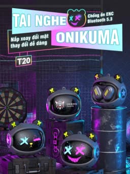 Thumbnail Tai nghe gaming MEMO Onikuma T20 chống ồn không delay hỗ trợ chơi game nghe nhạc đeo cổ thời trang Liên quân mobile FF 1