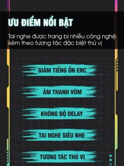 Thumbnail Tai nghe gaming MEMO Onikuma T20 chống ồn không delay hỗ trợ chơi game nghe nhạc đeo cổ thời trang Liên quân mobile FF 2