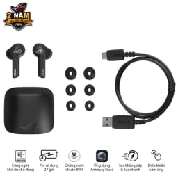 Thumbnail Tai nghe gaming ROG CETRA TRUE Wireless, chống nước IPX4, công nghệ khử ồn chủ động ANC - Hàng chính hãng 2