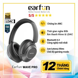 Thumbnail Tai nghe headphone bluetooth EARFUN Wave Pro chống ồn ANC âm thanh Hires LDAC nghe nhạc 80h 1