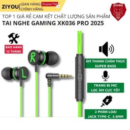 Thumbnail Tai Nghe Điện Thoại Có Dây Ziyou XK036 Pro Âm Thanh Cực Đỉnh, Có Micro 1