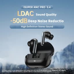 Thumbnail Tai nghe iSuper Evo Buds ANC Pro Bluetooth 5.4 ANC 50dB Khử tiếng ồn, Chế độ chơi game và chất lượng âm thanh LDAC 1