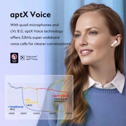 Thumbnail Tai nghe iSuper Evo Buds Sound Pro Bluetooth V5.2 không dây QCC3040 aptX Voice 32kHz 4 Mic CVC HD Gọi Kết nối với 2 thiết bị 4