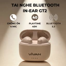 Thumbnail Tai Nghe Không Dây Bluetooth 5.3 VIVAN Infinity GT2 Chống Nước IPX4 Playtime Đến 40H 2