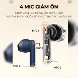 Thumbnail Tai Nghe Không Dây Bluetooth 5.3 VIVAN Infinity GT2 Chống Nước IPX4 Playtime Đến 40H 3