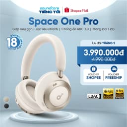 Thumbnail Tai nghe không dây chụp tai soundcore Space One Pro | Chống ồn ANC 3.0 | Gấp siêu gọn sạc siêu nhanh 1