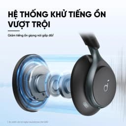 Thumbnail Tai nghe không dây chụp tai soundcore Space One | Âm thanh Hi-res | Giảm ồn 98% | 55h phát nhạc 2