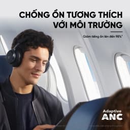 Thumbnail Tai nghe không dây chụp tai soundcore Space One | Âm thanh Hi-res | Giảm ồn 98% | 55h phát nhạc 3