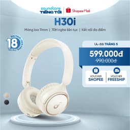 Thumbnail Tai nghe không dây chụp tai soundcore H30i | Hỗ trợ app | Pin khủng | Bluetooth 5.3 1