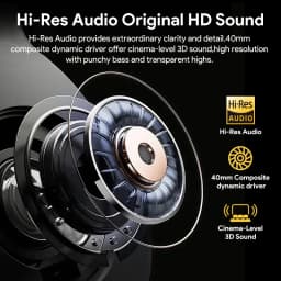 Thumbnail Tai nghe không dây iSuper Sound Comfort ANC, Bluetooth 5.4, Âm thanh Hi-Res, Tai nghe khử tiếng ồn chủ động 43dB 2
