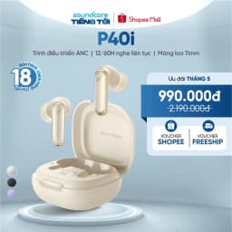 Thumbnail Tai nghe không dây soundcore P40i | Chống ồn chủ động ANC | Pin siêu khủng | Đàm thoại vượt trội 1