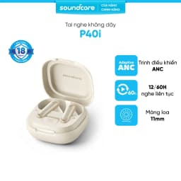 Thumbnail Tai nghe không dây soundcore P40i | Chống ồn chủ động ANC | Pin siêu khủng | Đàm thoại vượt trội 2
