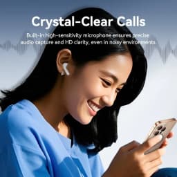 Thumbnail Tai nghe không dây thực sự Vention có Bluetooth 5.4, 10m Kết nối ổn định IPX chống nước - Tai nghe Bluetooth trong tai để sử dụng thể thao và hàng ngày 4