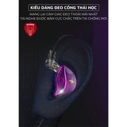 Thumbnail Tai Nghe Nhạc Cao Cấp Ziyou QKZ ZXT Phiên Bản 2025 Nghe Nhạc Âm Thanh Siêu Hay Housing Tháo Rời 2