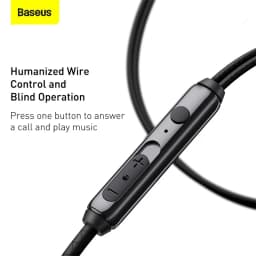 Thumbnail Tai Nghe Nhét Tai Baseus H19 Âm Thanh Nổi 6D Và Mic Cho Điện Thoại Xiaomi Có Dây 3.5mm 4