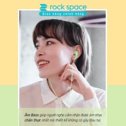 Thumbnail Tai nghe nhét tai có dây Rockspace ES07 có mic nghe nhạc chơi game hàng chính hãng bảo hành 1 năm 4