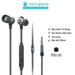Thumbnail Tai Nghe Nhét Tai Có Dây Rockspace Mula S jack cắm 3.5mm có mic nghe nhạc chơi game BH 12 tháng 1