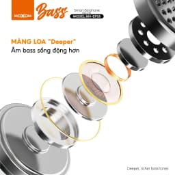 Thumbnail Tai nghe nhét tai có dây và mic nhiều màu sắc jack 3.5mm 2