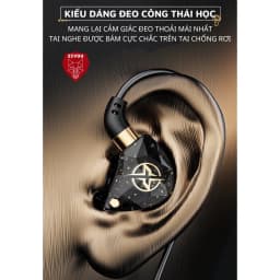 Thumbnail Tai Nghe Nhét Tai Có Dây ZIYOU X6 Premium, Chống Ồn Cực Tốt, Âm Thanh Super Bass, Có Mic Nghe Nhạc Chơi Game Điện Thoại 2