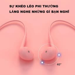 Thumbnail Tai nghe nhét tai EVEBOT có dây giắc cắm 3.5mm âm thanh hifi màu tùy chọn cho máy tính xách tay máy tính bảng điện thoại 3