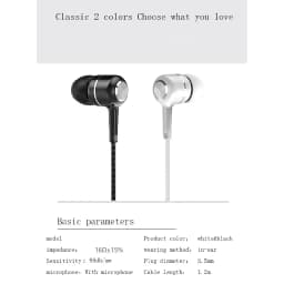Thumbnail Tai nghe nhét tai GOOJODOQ kiểu dáng thể thao giắc cắm 3.5mm tích hợp microphone 4