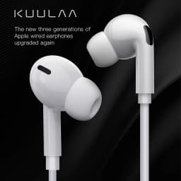 Thumbnail Tai nghe nhét tai 
KUULAA dây dẹt cổng lightning type C hỗ trợ điều chỉnh âm lượng thích hợp cho iPhone Xiaomi Huawei 3