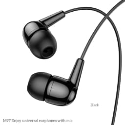 Thumbnail Tai nghe nhét tai M97 dùng cho mọi điện thoại, laptop, máy tính bảng tai nghe có mic nghe gọi chân cắm jack 3.5mm 2