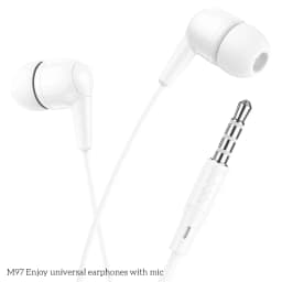 Thumbnail Tai nghe nhét tai M97 dùng cho mọi điện thoại, laptop, máy tính bảng tai nghe có mic nghe gọi chân cắm jack 3.5mm 4