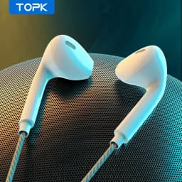 Thumbnail Tai nghe nhét tai TOPK F20 có micro jack 3.5mm điện thoại 1