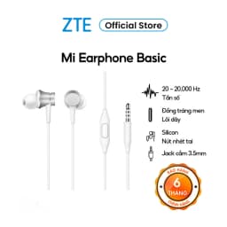 Thumbnail Tai nghe nhét tai Xiaomi Mi Earphone Basic | Jack cắm 3.5mm | Hàng chính hãng | Bảo hành 6 tháng - Hàng Chính Hãng 1