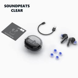 Thumbnail Tai nghe True Wireless SoundPEATS Clear / ClearPods | Mic Kép ENC | Bluetooth 5.3 3