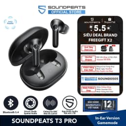 Thumbnail Tai nghe True Wireless SoundPEATS T3 Pro ANC Spatial Audio Bluetooth 5.4 1
