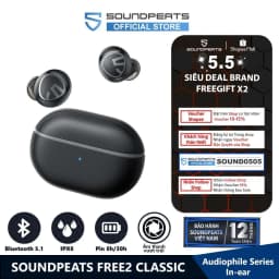 Thumbnail Tai nghe True Wireless SoundPEATS Free2 Classic | Mic Hợp Kim Lọc Bụi | IPX8 | Bluetooth 5.1 1