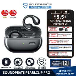 Thumbnail Tai Nghe True Wireless SoundPEATS PearlClip Pro | Driver PU Nickel-Plated Diaphragm | Bluetooth 5.4 1