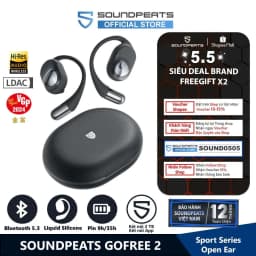 Thumbnail Tai Nghe True Wireless SoundPEATS GoFree 2 Hires Pin 35h Bluetooth 5.3 (Open Ear) 1