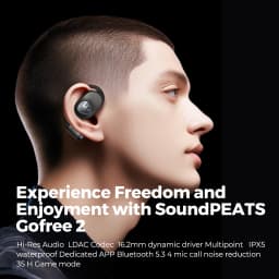 Thumbnail Tai Nghe True Wireless SoundPEATS GoFree 2 Hires Pin 35h Bluetooth 5.3 (Open Ear) 4