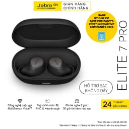 Thumbnail Tai Nghe True Wireless Jabra Elite 7 Pro Sạc Không Dây Chống Ồn ANC 4 Microphone - Hàng Chính Hãng 2
