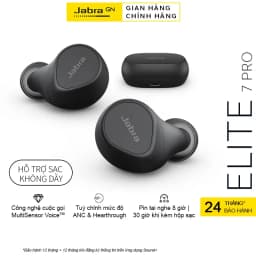 Thumbnail Tai Nghe True Wireless Jabra Elite 7 Pro Sạc Không Dây Chống Ồn ANC 4 Microphone - Hàng Chính Hãng 4