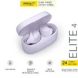 Thumbnail Tai Nghe True Wireless Jabra Elite 4 Chống Ồn Chủ Động IP55 Hàng Chính Hãng 1