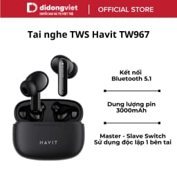Thumbnail Tai Nghe TWS Havit TW967 Pro | Thiết Kế Công Thái Học, Nghe Nhạc Đến 5H | Bảo hành 12 tháng 1