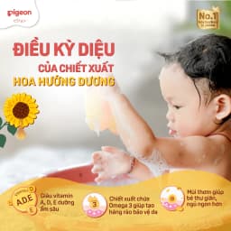 Thumbnail Tắm Gội Dịu Nhẹ Pigeon Hương Hoa Hướng Dương 200ml/700ml 3