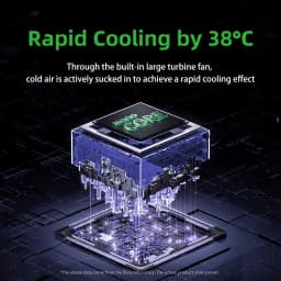Thumbnail Tấm làm mát máy tính xách tay Llano V10 Turbo-Fan (3500 RPM) Tấm làm mát máy tính xách tay có giá đỡ có thể điều chỉnh Phù hợp cho máy tính xách tay 13-17.3 inch 4