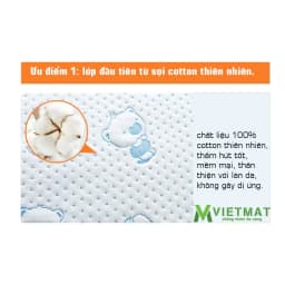 Thumbnail Tấm lót chống thấm cho bé VIETMAT các size 1x2m - 1,2x2m - 1,4x2m - 1,6x2m - 1,8x2m - 2,2x2m 4