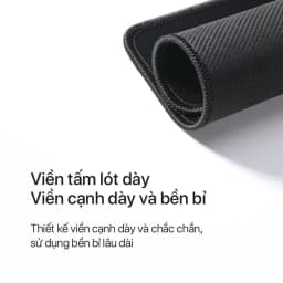 Thumbnail Tấm Lót Chuột Kiểu Dáng Gaming VIVAN RP01 Black - 22x18x0.2 cm 2